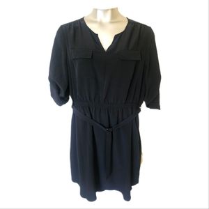 Mossimo Cinched Waist Black Dress - XXL